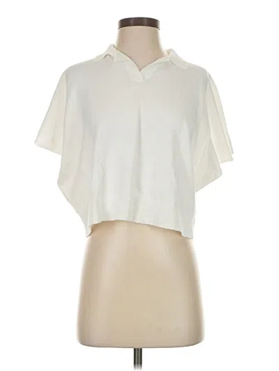 Pre-owned Ann Taylor Cardigan Sweater In Ivory