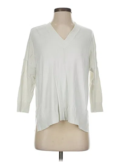 Pre-owned Ann Taylor Cardigan Sweater In Ivory