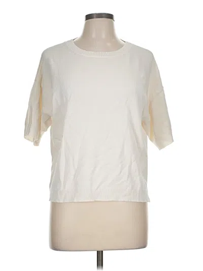 Pre-owned Ann Taylor Cardigan Sweater In Ivory