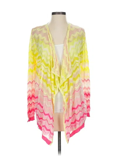 Pre-owned Ann Taylor Cardigan Sweater In Pink