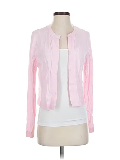 Pre-owned Ann Taylor Cardigan Sweater In Pink