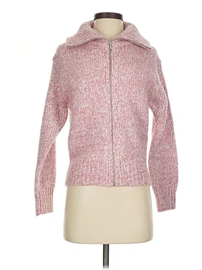 Pre-owned Ann Taylor Cardigan Sweater In Pink