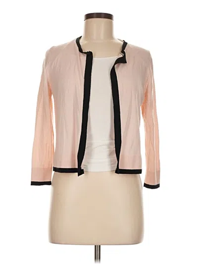 Pre-owned Ann Taylor Cardigan Sweater In Pink