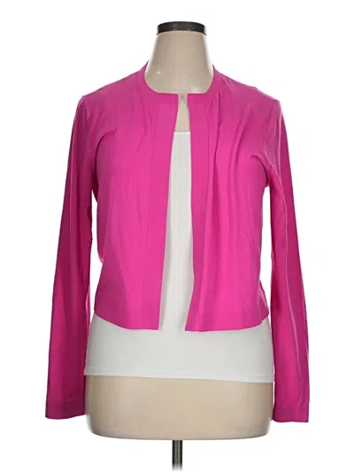 Pre-owned Ann Taylor Cardigan Sweater In Pink