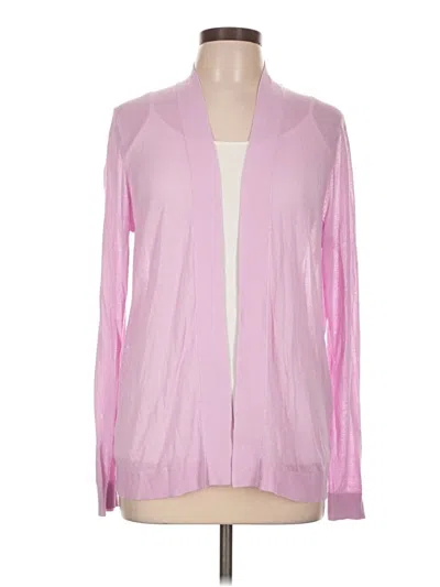 Pre-owned Ann Taylor Cardigan Sweater In Pink