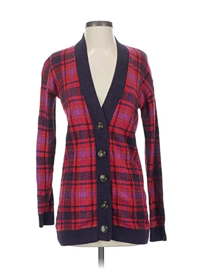 Ann Taylor Cardigan Sweater In Red