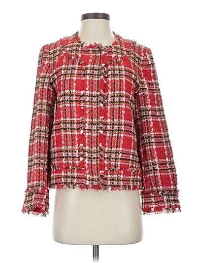 Pre-owned Ann Taylor Cardigan Sweater In Red