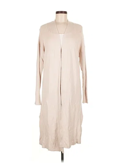 Pre-owned Ann Taylor Cardigan Sweater In Tan