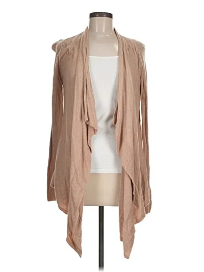 Pre-owned Ann Taylor Cardigan Sweater In Tan
