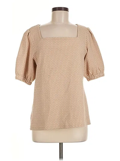 Pre-owned Ann Taylor Cardigan Sweater In Tan