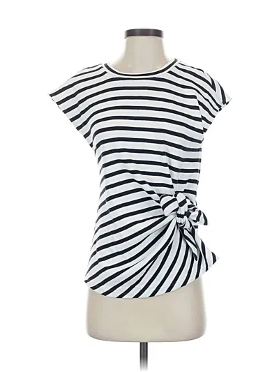 Pre-owned Ann Taylor Cardigan Sweater In White