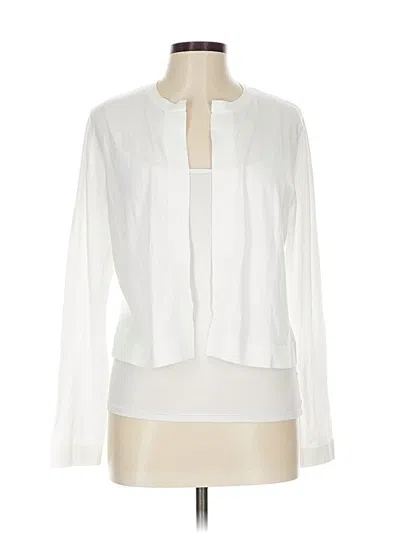 Ann Taylor Cardigan Sweater In White
