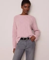 Ann Taylor Cashmere Cable Sweater In Pink