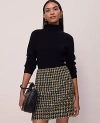 Ann Taylor Cashmere Ribbed Turtleneck Sweater In Black