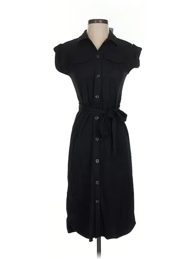 Pre-owned Ann Taylor Casual Dress In Black