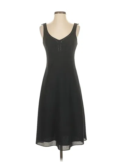 Pre-owned Ann Taylor Casual Dress In Black