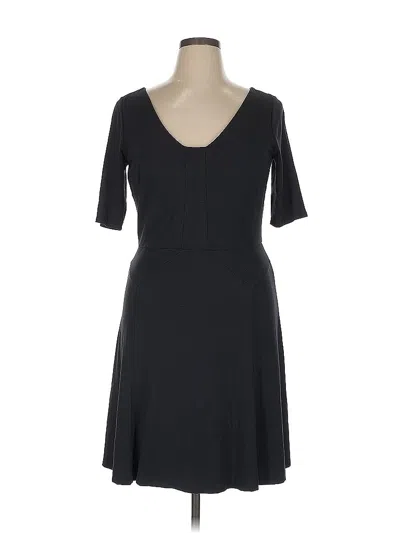 Pre-owned Ann Taylor Casual Dress In Black