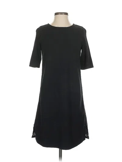 Pre-owned Ann Taylor Casual Dress In Black