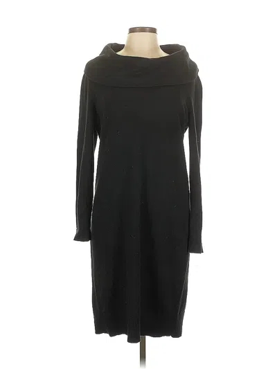 Pre-owned Ann Taylor Casual Dress In Black