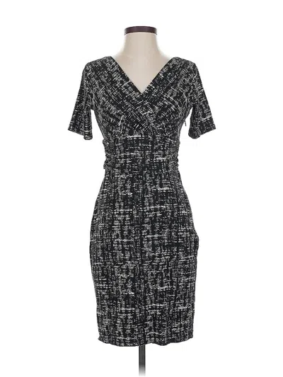 Pre-owned Ann Taylor Casual Dress In Black