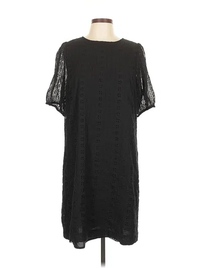 Pre-owned Ann Taylor Casual Dress In Black