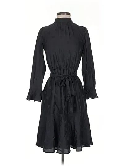 Pre-owned Ann Taylor Casual Dress In Black