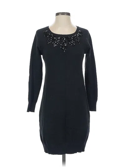 Pre-owned Ann Taylor Casual Dress In Black