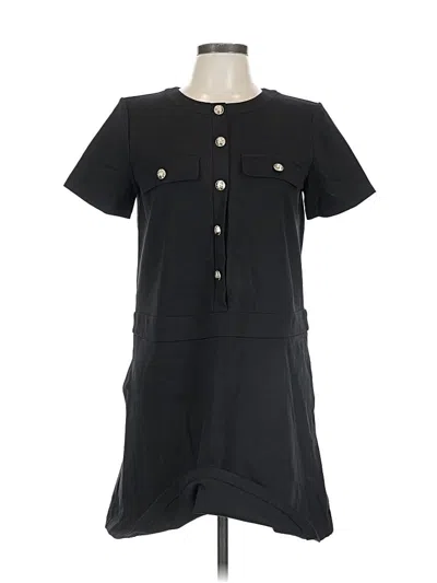 Pre-owned Ann Taylor Casual Dress In Black