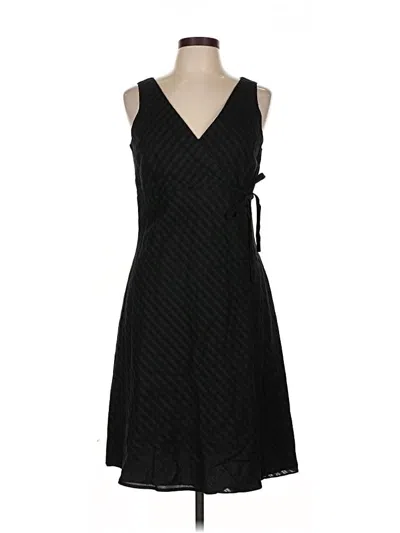 Pre-owned Ann Taylor Casual Dress In Black