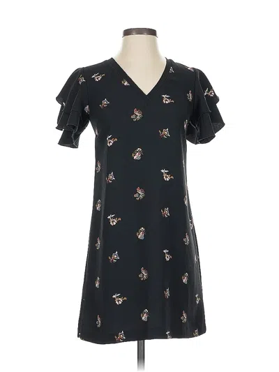 Pre-owned Ann Taylor Casual Dress In Black