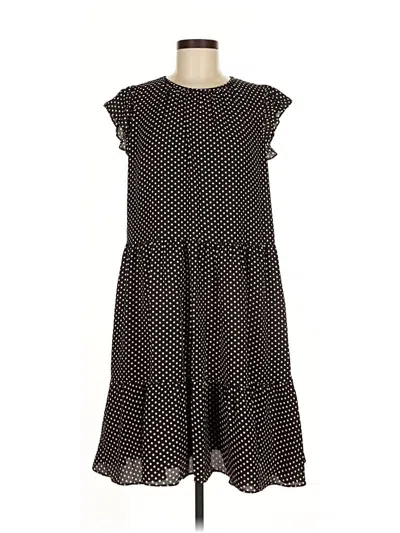 Pre-owned Ann Taylor Casual Dress In Black