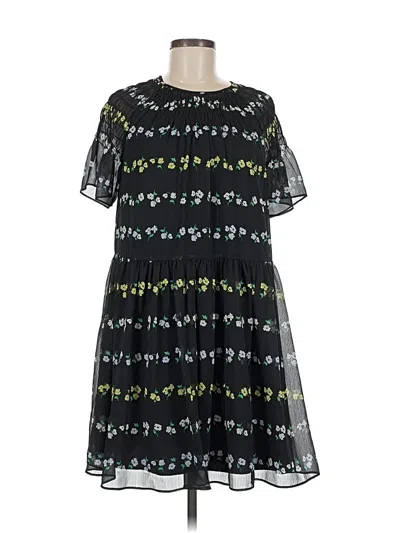 Pre-owned Ann Taylor Casual Dress In Black