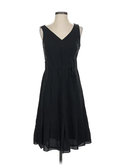 Pre-owned Ann Taylor Casual Dress In Black