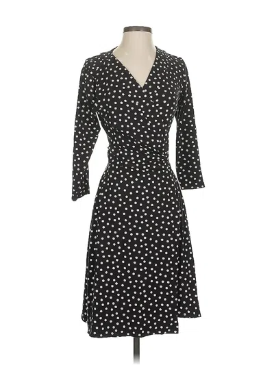 Pre-owned Ann Taylor Casual Dress In Black