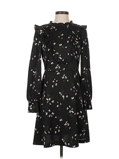 Pre-owned Ann Taylor Casual Dress In Black