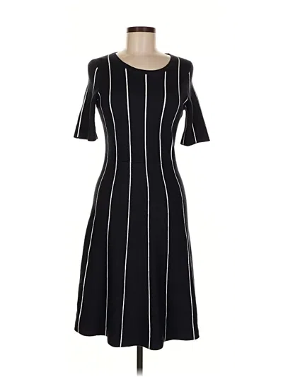 Pre-owned Ann Taylor Casual Dress In Black