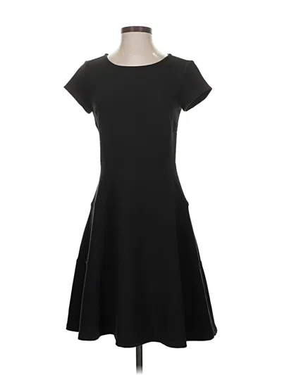 Pre-owned Ann Taylor Casual Dress In Black