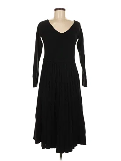 Pre-owned Ann Taylor Casual Dress In Black