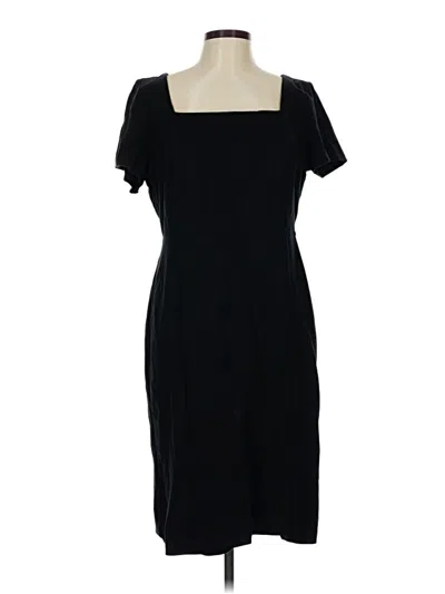 Pre-owned Ann Taylor Casual Dress In Black