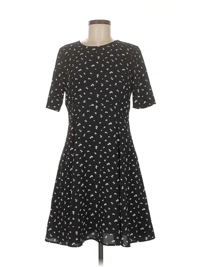 Pre-owned Ann Taylor Casual Dress In Black