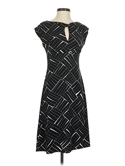 Pre-owned Ann Taylor Casual Dress In Black