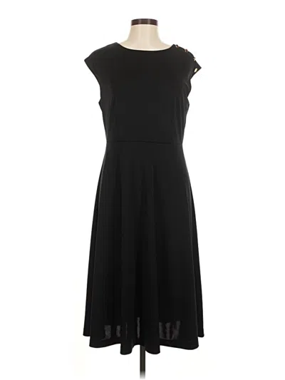 Pre-owned Ann Taylor Casual Dress In Black