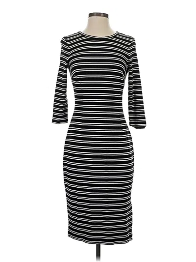 Pre-owned Ann Taylor Casual Dress In Black