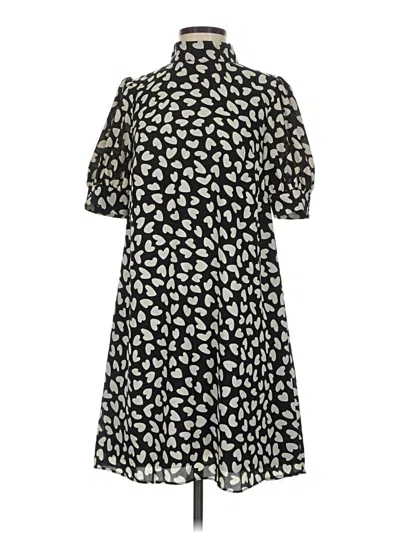 Pre-owned Ann Taylor Casual Dress In Black