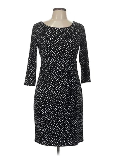 Pre-owned Ann Taylor Casual Dress In Black