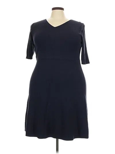 Pre-owned Ann Taylor Casual Dress In Black