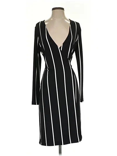 Pre-owned Ann Taylor Casual Dress In Black