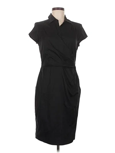 Pre-owned Ann Taylor Casual Dress In Black