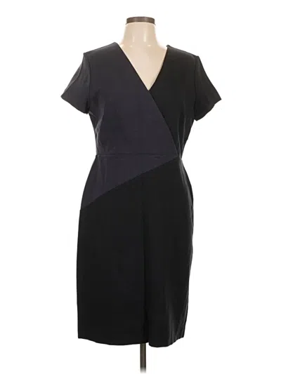 Pre-owned Ann Taylor Casual Dress In Black