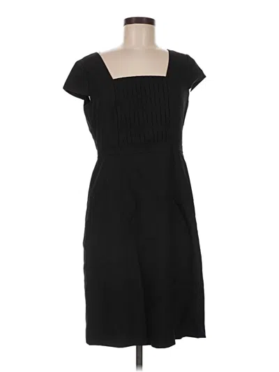 Pre-owned Ann Taylor Casual Dress In Black